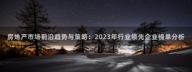 新宝5周74OOO5：房地产市场前沿趋势与策略：2023年行