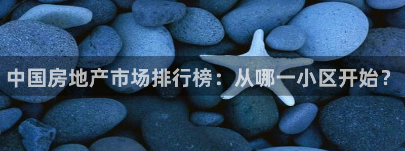 新宝5娱乐招商：中国房地产市场排行榜：从哪一小区开始？