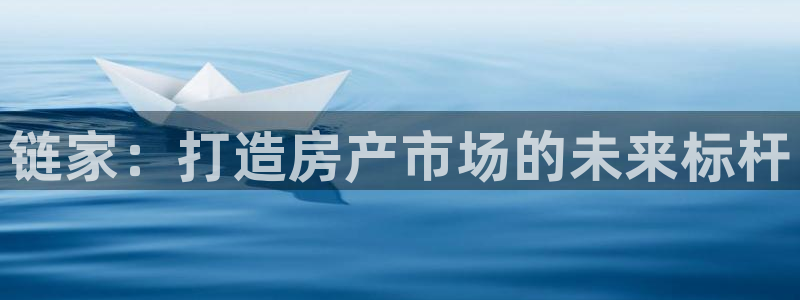 新宝娱乐5入口：链家：打造房产市场的未来标杆