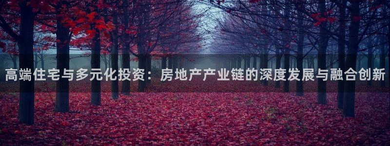 新宝5安卓版：高端住宅与多元化投资：房地产产业链的深度发展与